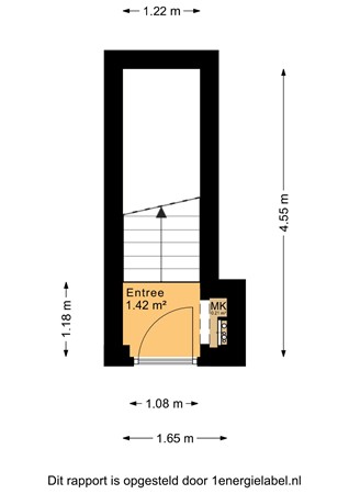 Floorplan - Gaykingastraat 37-8, 9791 CG Ten Boer